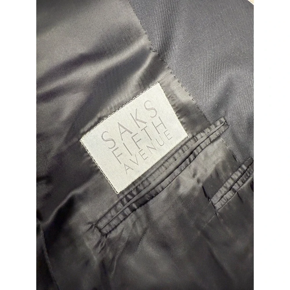 Canali Italy 100% Wool‎ 3-Button Suit Jacket Blazer Black 46R 13320/32 Mens READ
